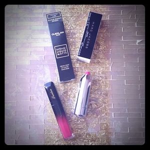 Marc Jacobs Kiss Pop & Guerlain Matte lipsticks
